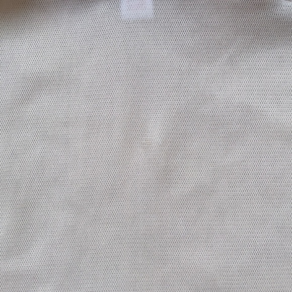 Vintage 90s Y2k Mesh Coquette Sexy Fairy Festival Cami Tank Top Baby Tee Bow Tan - Picture 16 of 17